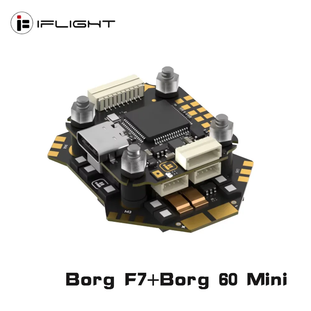 Fpv Flight Controller F7 Stack 60A - وحدة تحكم الطيران iFlight Borg Mini